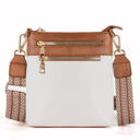 Cognac-Bone Danica Crossbody Purse | AILI'S CORNER