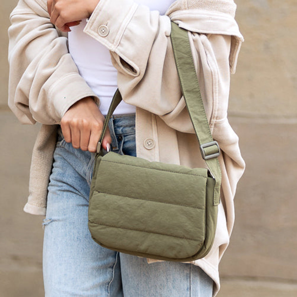 Afton Quilted Foldover Crossbody | AILI'S CORNER