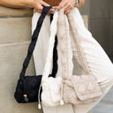  Brinley Foldover Quilted Puffer Crossbody | AILI'S CORNER