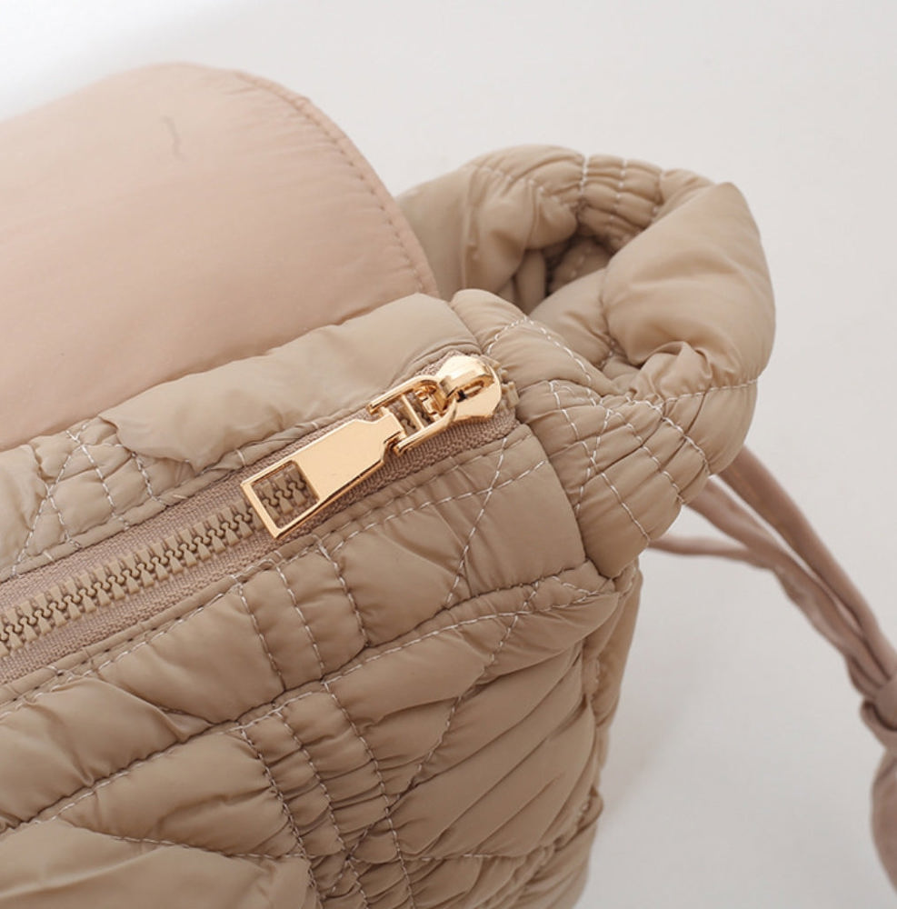 Brinley Foldover Quilted Puffer Crossbody | AILI'S CORNER