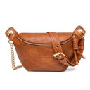 Cognac Luxe Convertible Sling/Belt Bag | AILI'S CORNER