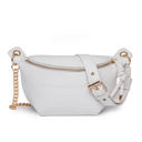 White Luxe Convertible Sling/Belt Bag | AILI'S CORNER