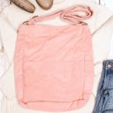 Blush Corduroy Messenger Bag | AILI'S CORNER