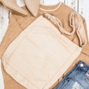 Cream Corduroy Messenger Bag | AILI'S CORNER