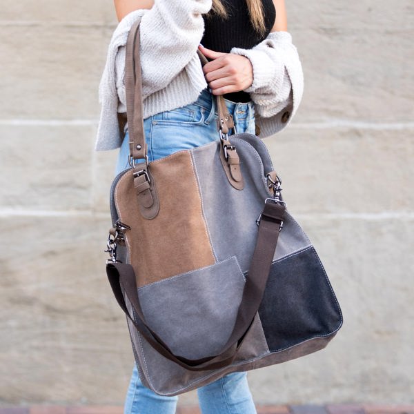 Colorblock Messenger Bag | AILI'S CORNER