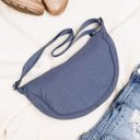 Steel Blue Everyday Sling Bag | AILI'S CORNER