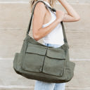  Nova Oversize Canvas Messenger Bag | AILI'S CORNER