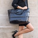  Metallic Puffer Tote | AILI'S CORNER