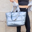  Metallic Puffer Tote | AILI'S CORNER