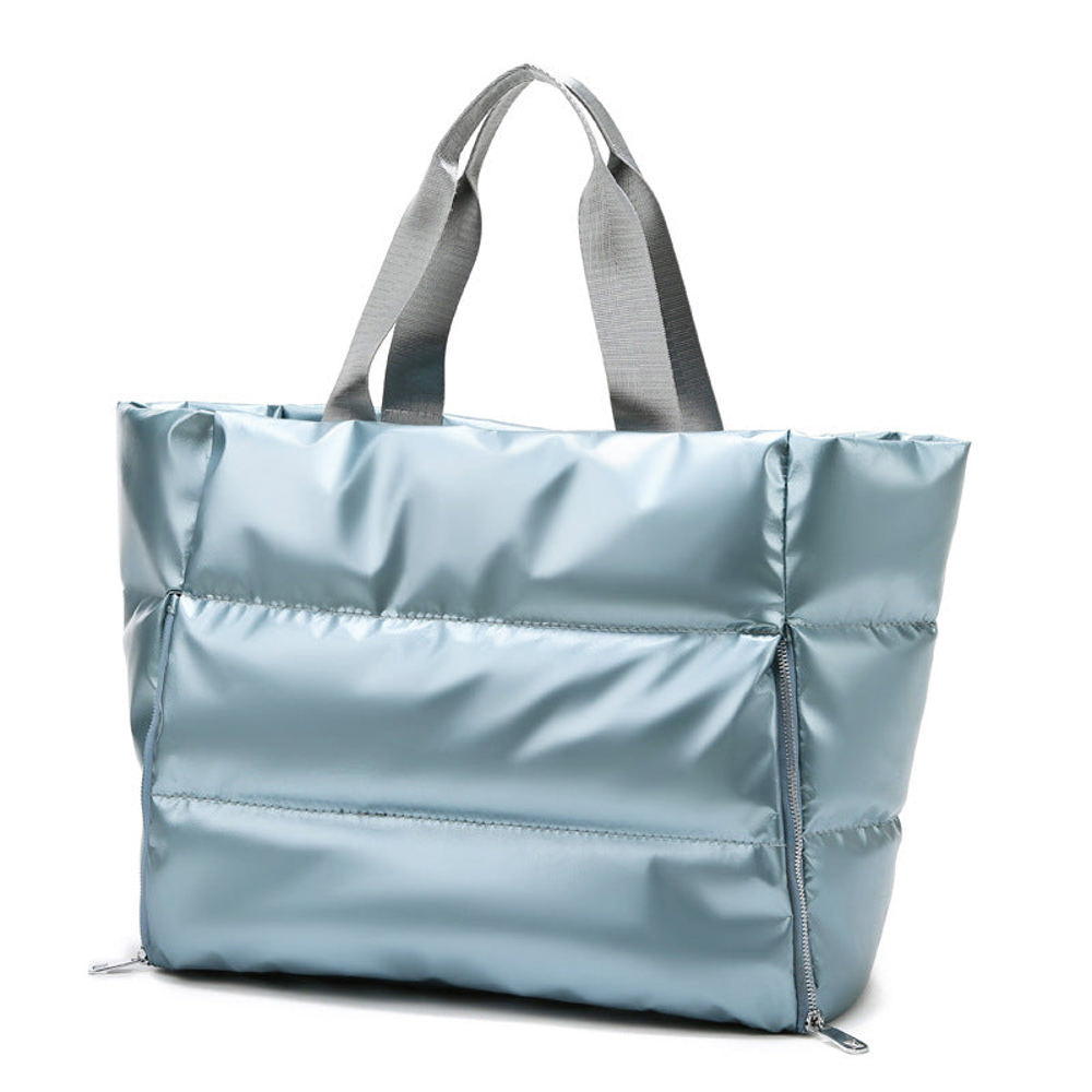 Metallic Puffer Tote | AILI'S CORNER