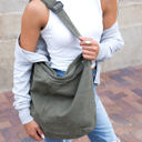  Oversize Canvas Messenger Bag | AILI'S CORNER