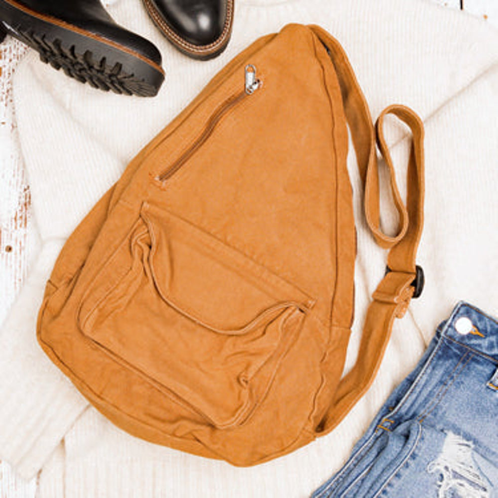 Oversize Canvas Sling Bag | AILI'S CORNER