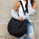  Oversize Quilted Messenger Bag | AILI'S CORNER