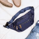 Navy Quilted Sling/Belt Bag | AILI'S CORNER