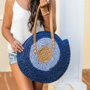  Straw Circle Tote – Woven Handbag in 5 Colors