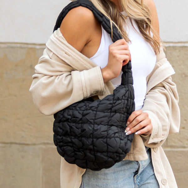 Dale Quilted Shoulder Bag | AILI'S CORNER