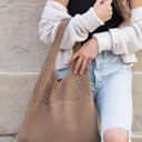  Soft Knit Hobo Shoulder Bag | AILI'S CORNER