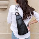  Evie Vegan Leather Crossbody Sling Bag | AILI'S CORNER