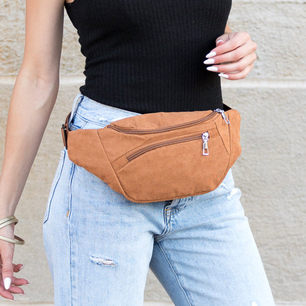 Amari Corduroy Sling Bag| AILI'S CORNER