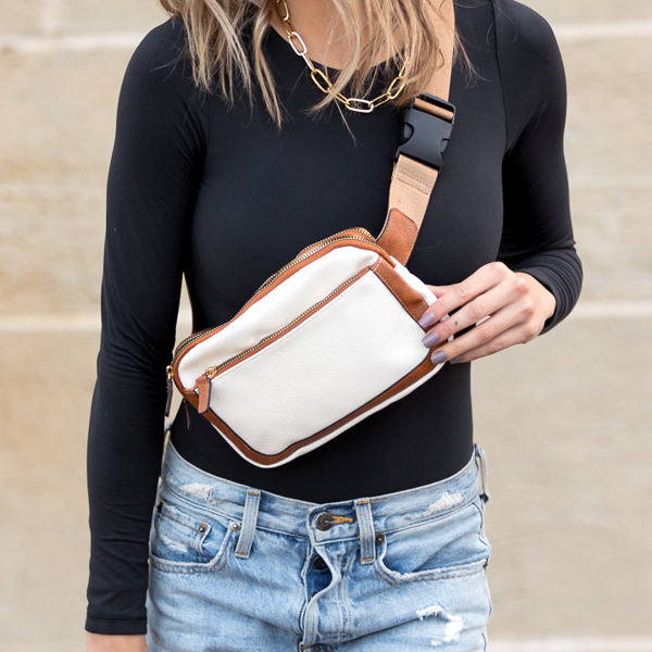 Presly Vegan Leather Everywhere Sling Belt Bag | AILI'S CORNER