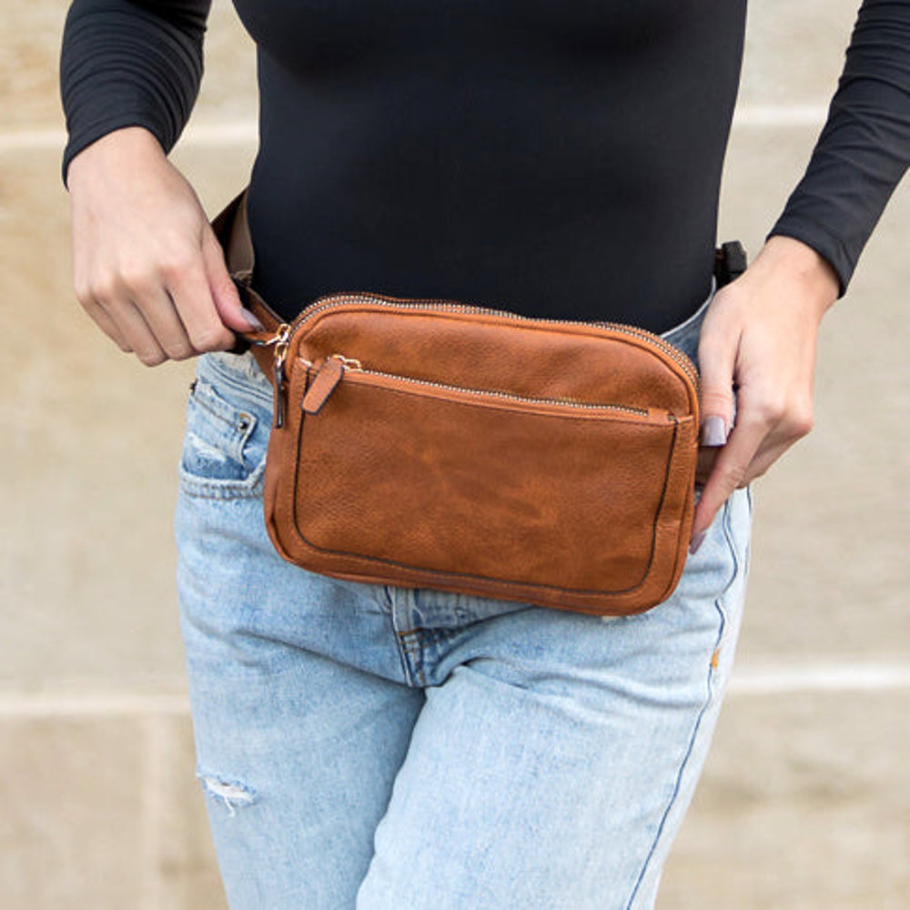 Presly Vegan Leather Everywhere Sling Belt Bag | AILI'S CORNER