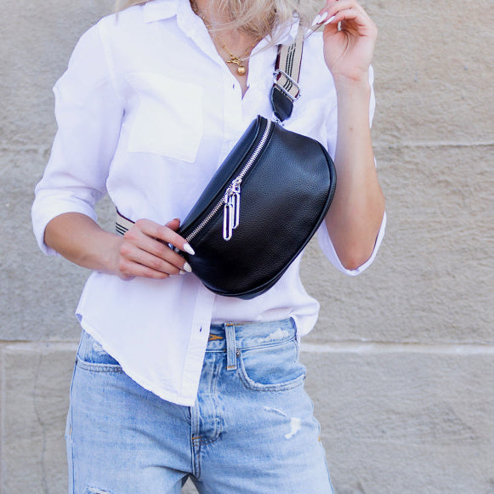 Hazel Genuine Leather Sling Bag | AILI'S CORNER