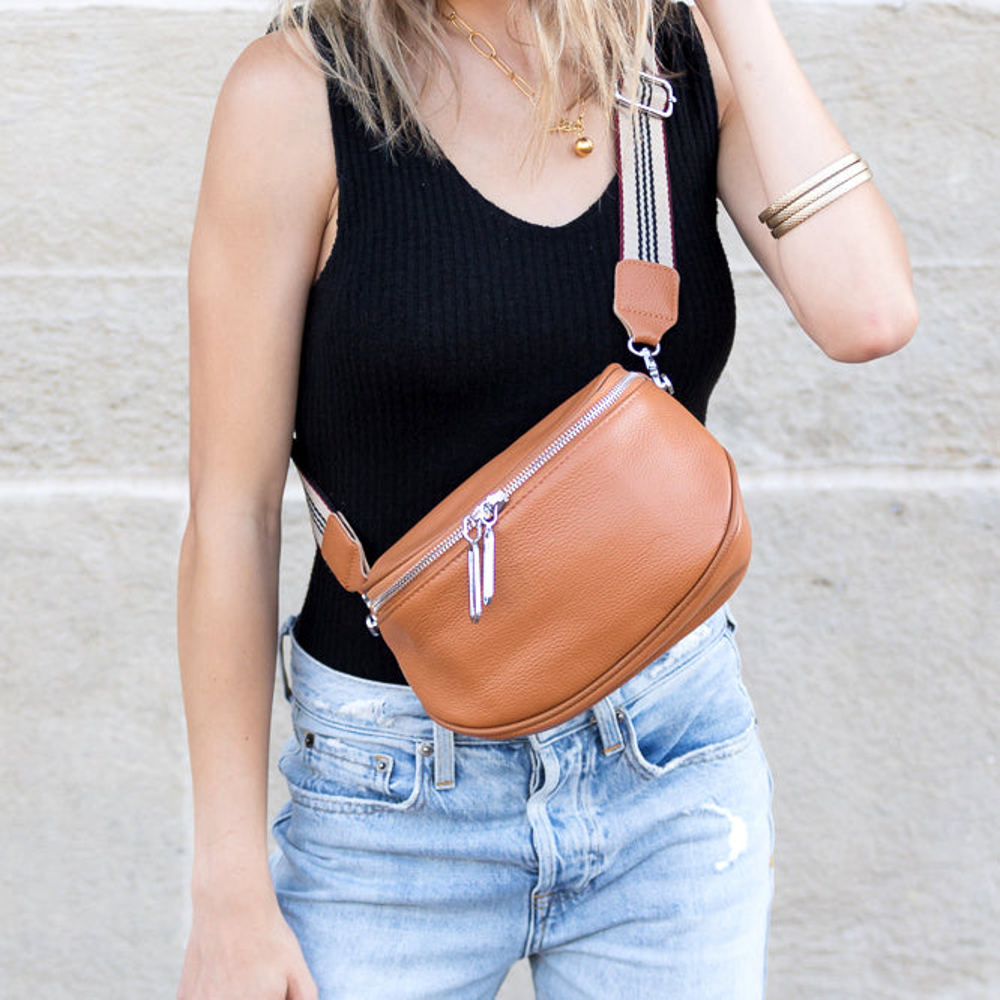 Hazel Genuine Leather Sling Bag | AILI'S CORNER