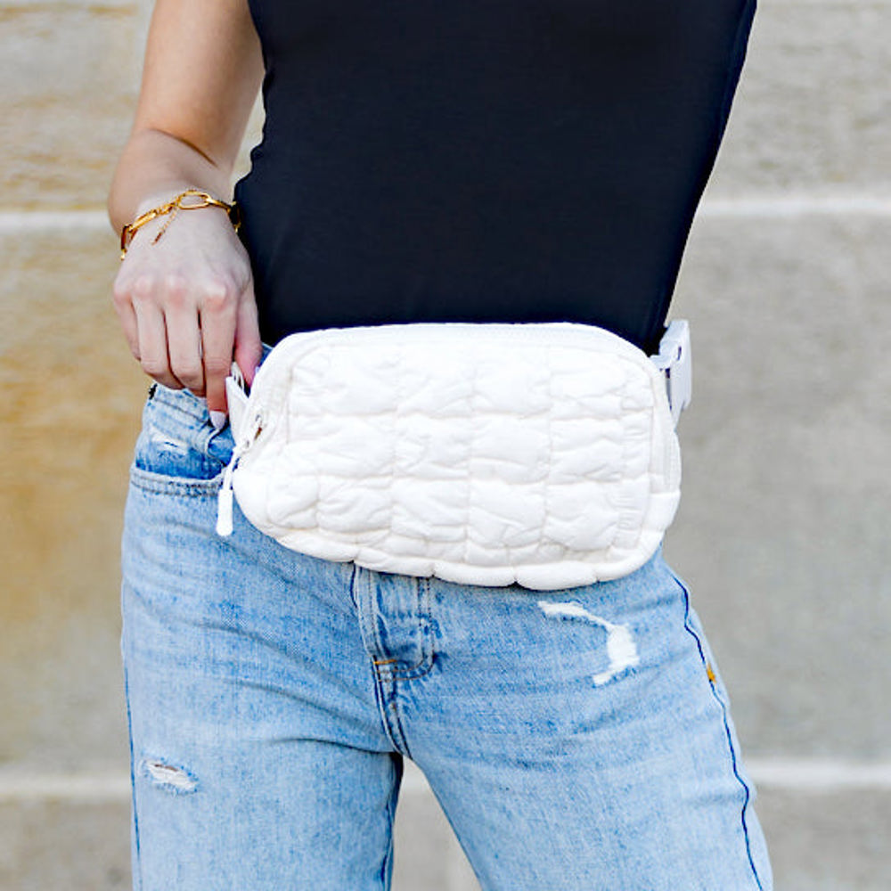 Anya Quilted Puffer Sling Bag | AILI'S CORNER