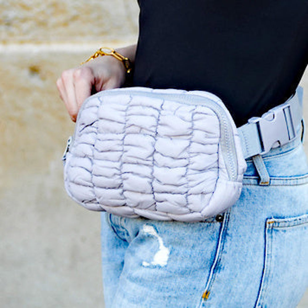 Anya Quilted Puffer Sling Bag | AILI'S CORNER