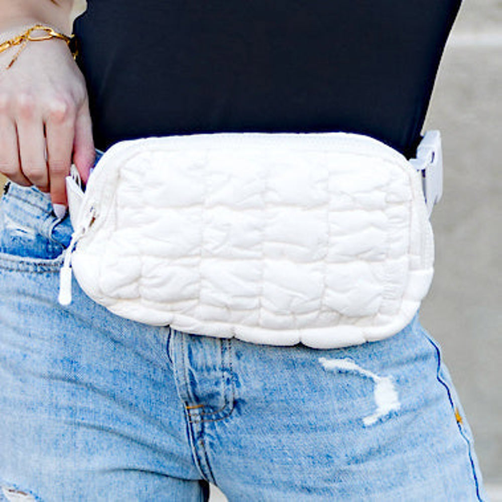 Anya Quilted Puffer Sling Bag | AILI'S CORNER