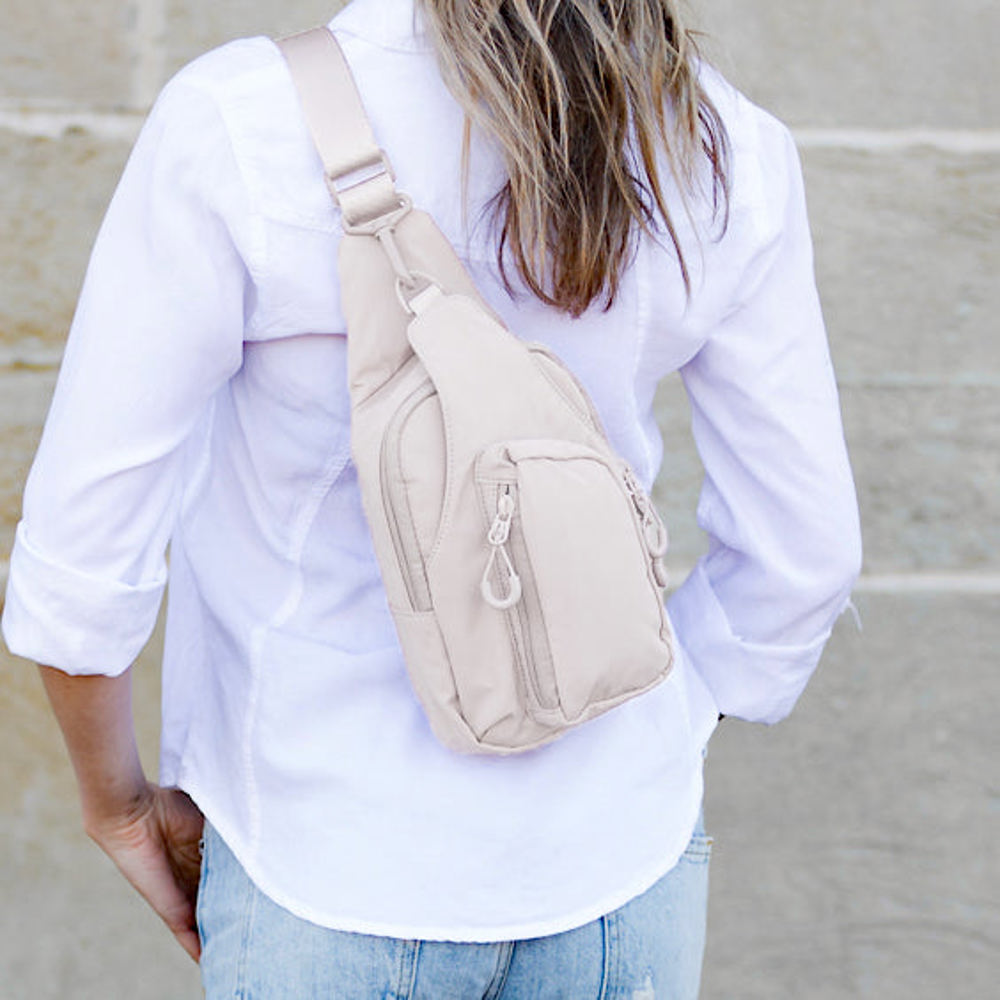 Pippa Reversible Nylon Sling Bag | AILI'S CORNER