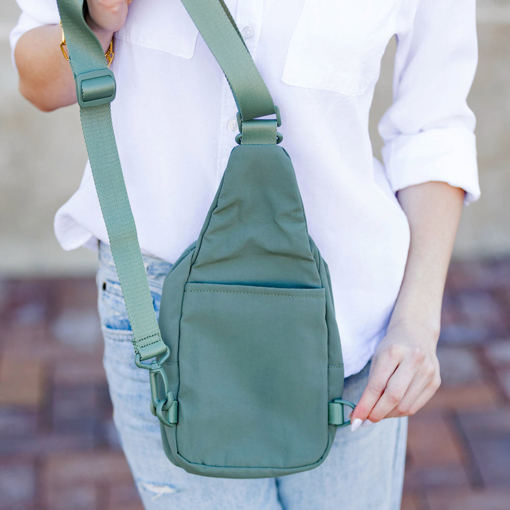 Pippa Reversible Nylon Sling Bag | AILI'S CORNER