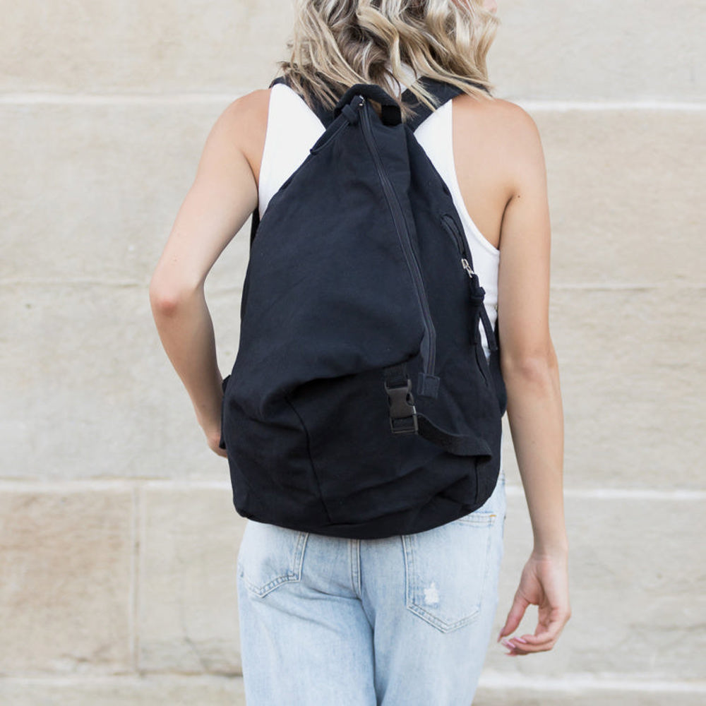 Kai Asymetric Canvas Backpack | AILI'S CORNER