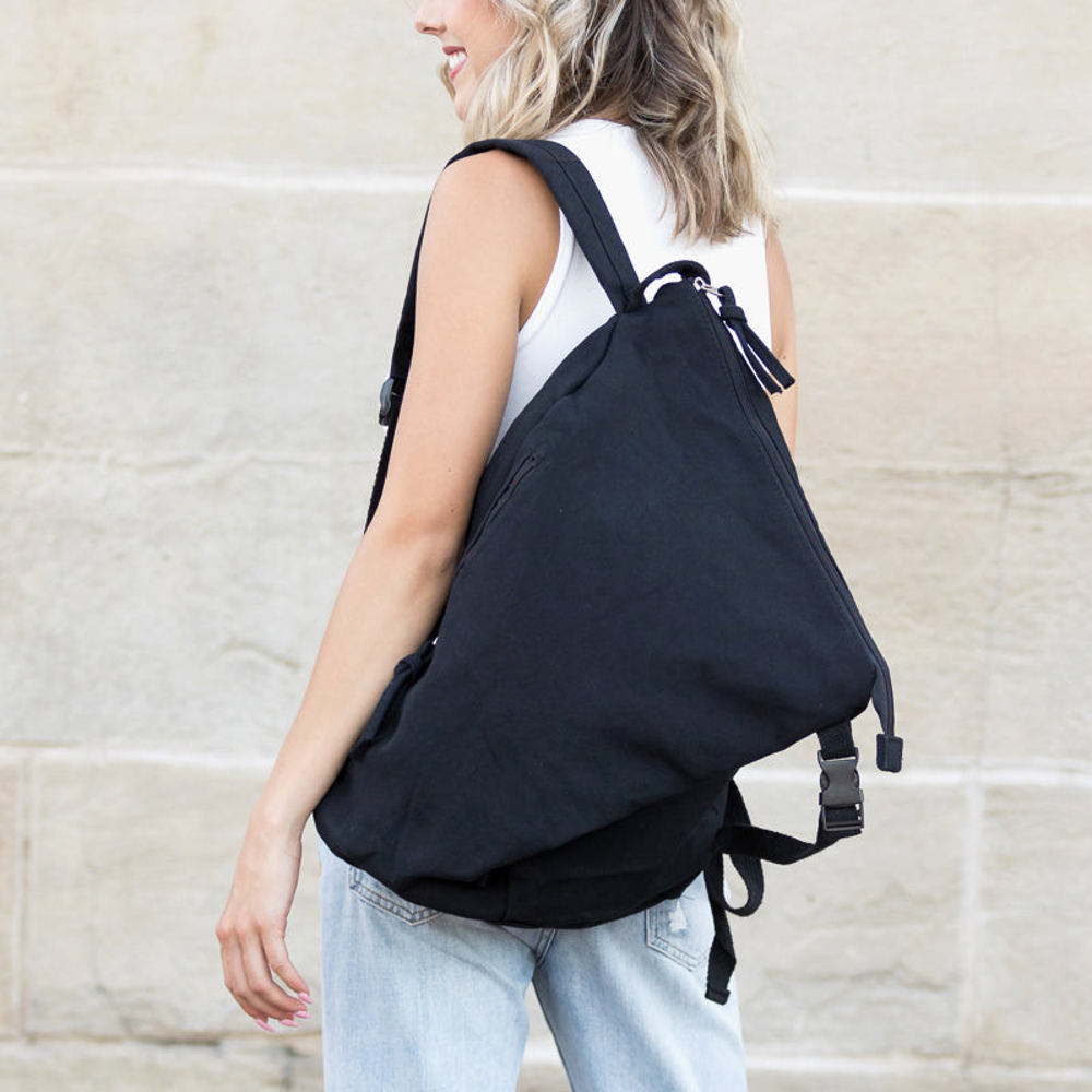 Kai Asymetric Canvas Backpack | AILI'S CORNER