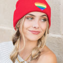 Red Pride Boyfriend Beanie | AILI'S CORNER
