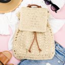  Woven Straw Backpack | AILI'S CORNER