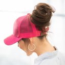  C.C Glitter Messy Bun Hats | AILI'S CORNER