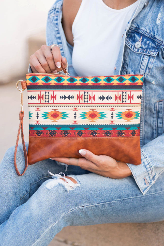 Aztec Boho Clutch | AILI'S CORNER