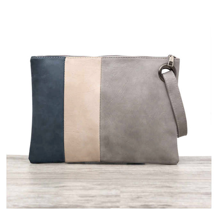 Oversize Everyday Color Block Clutch | AILI'S CORNER