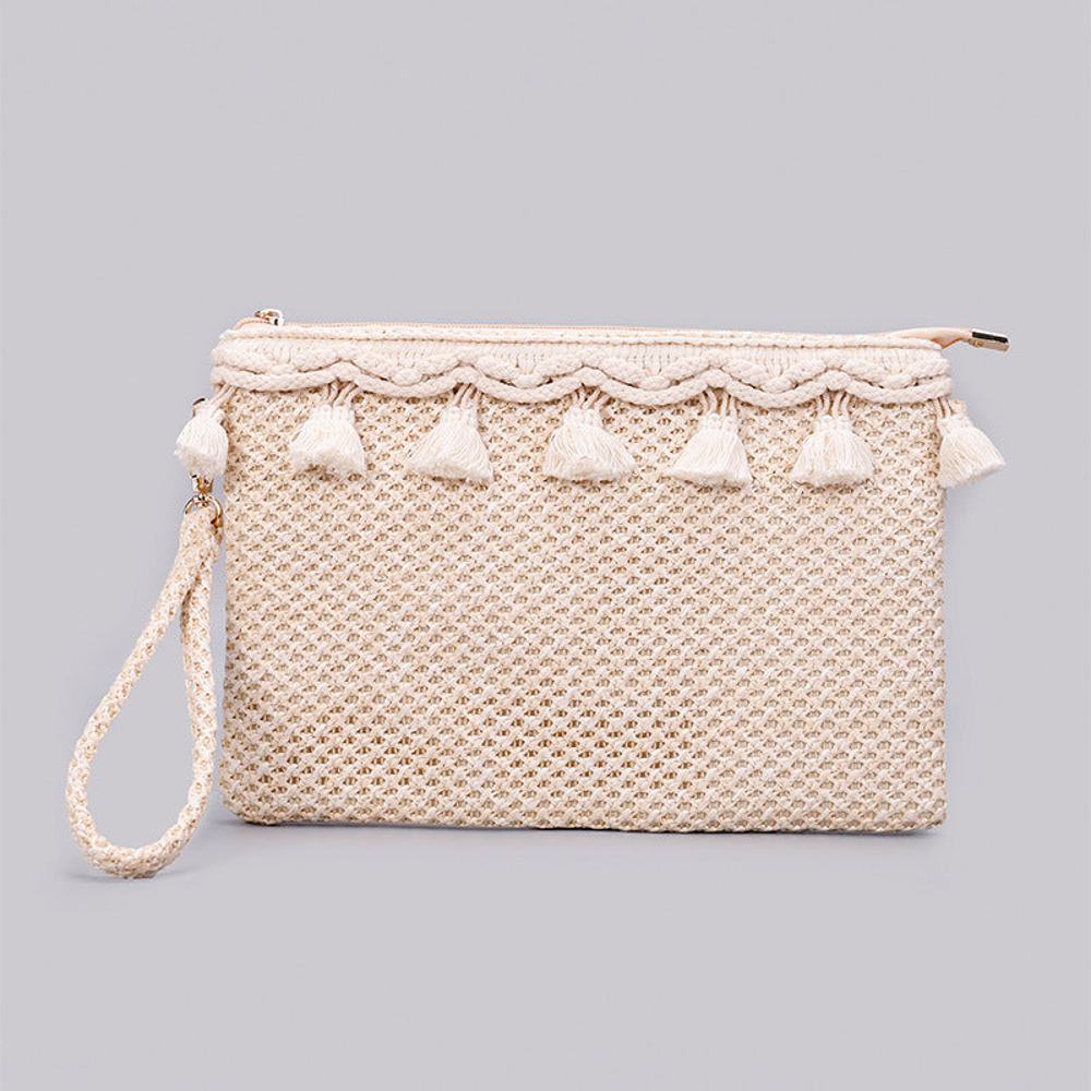 Naya Crochet Tassel Clutch | AILI'S CORNER