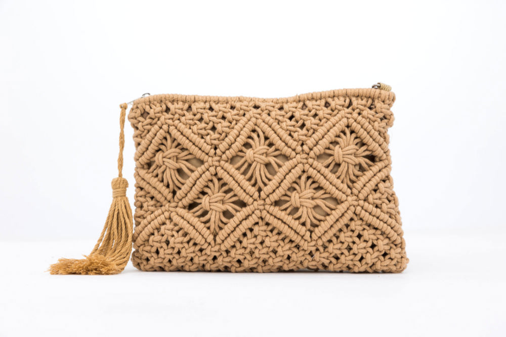 Macrame Tassel Clutch | AILI'S CORNER