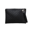 Black Quilted Wristlet Clutch | AILI'S CORNER