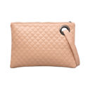 Blush Quilted Wristlet Clutch | AILI'S CORNER