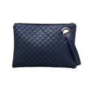 Navy Quilted Wristlet Clutch | AILI'S CORNER