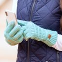 Mint C.C® Knit Touch Gloves | AILI'S CORNER