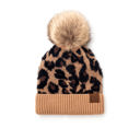 Latte C.C® Leopard Beanie | AILI'S CORNER