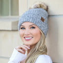  C.C® Cozy Marled Pom Beanie | AILI'S CORNER