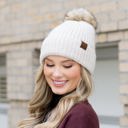  C.C® Cozy Marled Pom Beanie | AILI'S CORNER