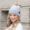 Dove Multi C.C® Cozy Marled Pom Beanie | AILI'S CORNER