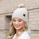 Lemonade Multi C.C® Cozy Marled Pom Beanie | AILI'S CORNER